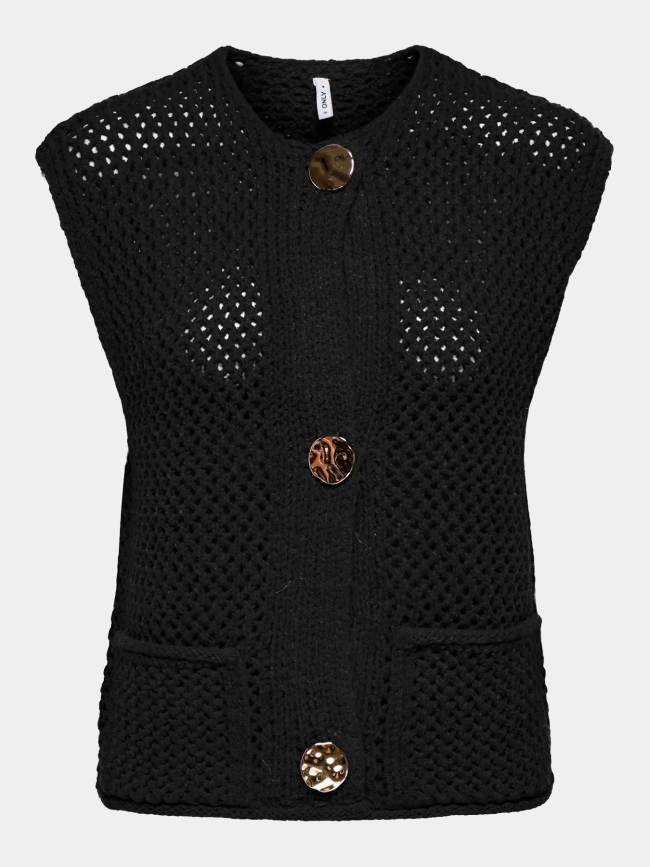 Gilet sans manche solene noir femme - Only