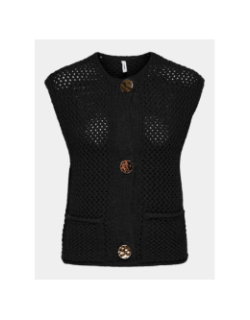 Gilet sans manche solene noir femme - Only