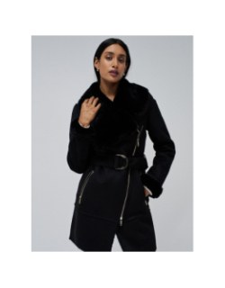 Veste style mouton diana noir femme - Salsa