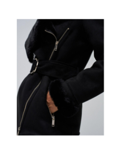 Veste style mouton diana noir femme - Salsa