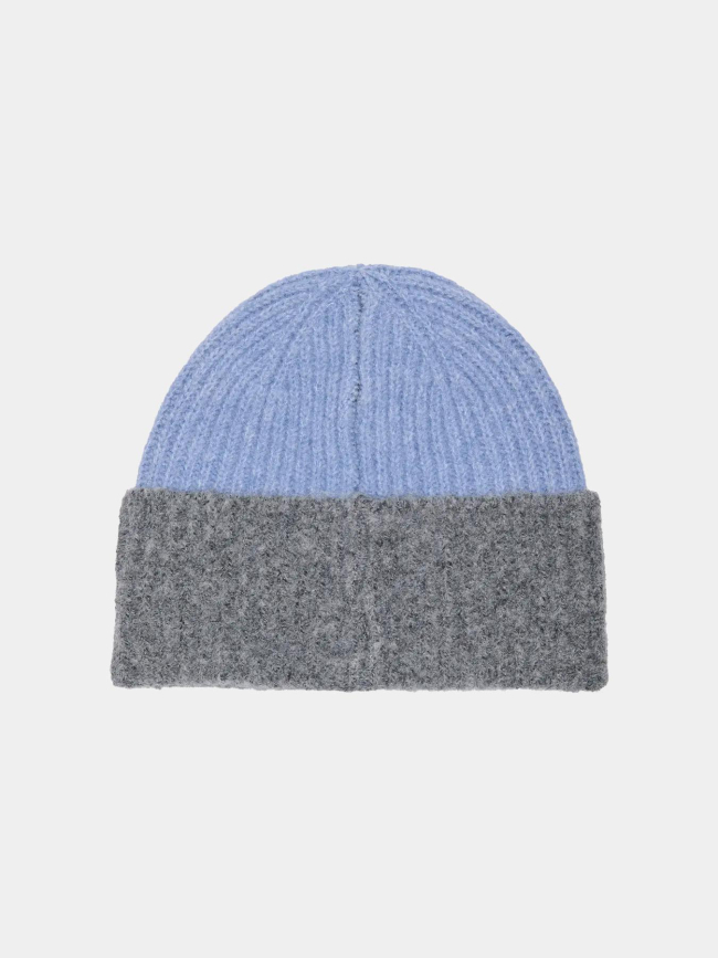 Bonnet victoria colorblock bleu gris femme - Jdy