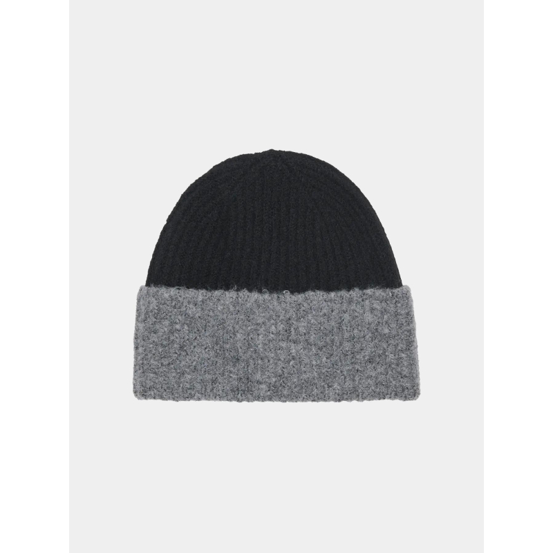 Bonnet victoria colorblock noir gris femme - Jdy