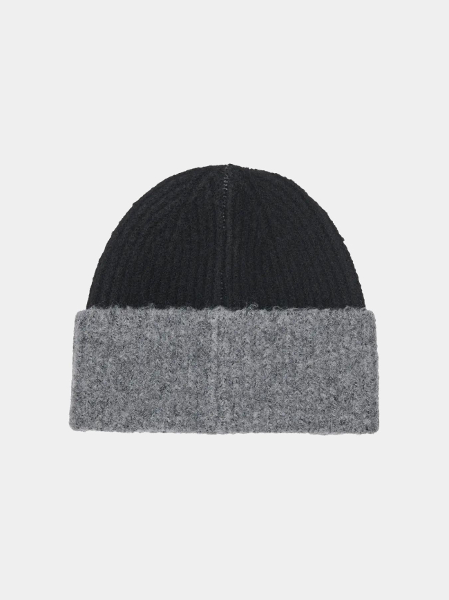 Bonnet victoria colorblock noir gris femme - Jdy