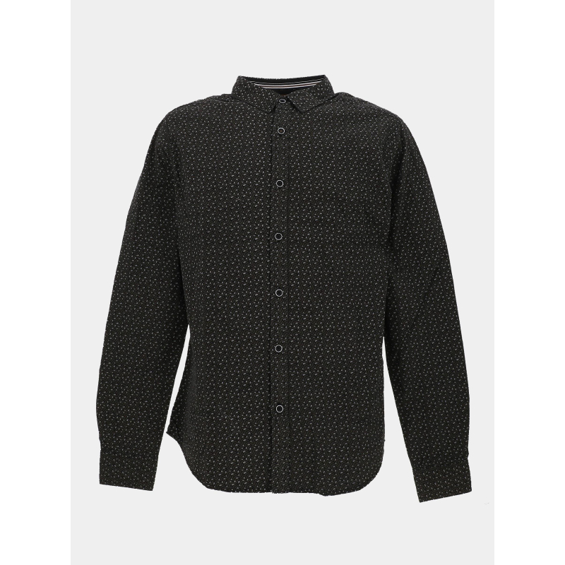 Chemise en popeline à motif noir homme - RMS 26