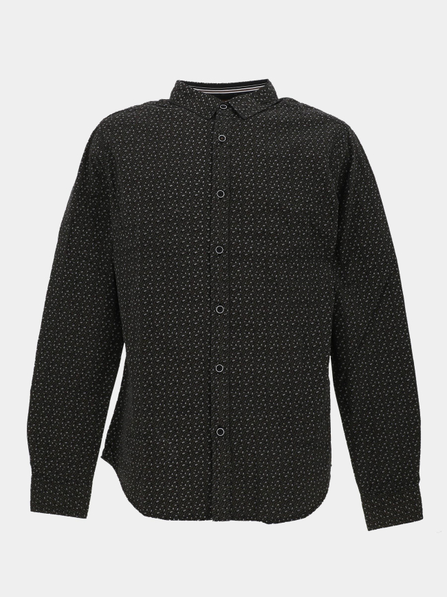 Chemise en popeline à motif noir homme - RMS 26