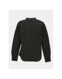 Chemise en popeline à motif noir homme - RMS 26