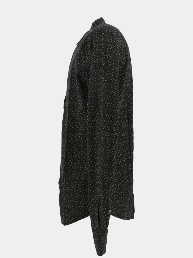 Chemise en popeline à motif noir homme - RMS 26