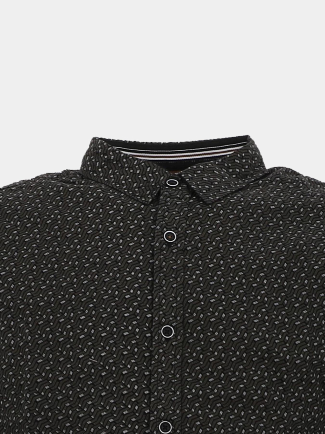 Chemise en popeline à motif noir homme - RMS 26