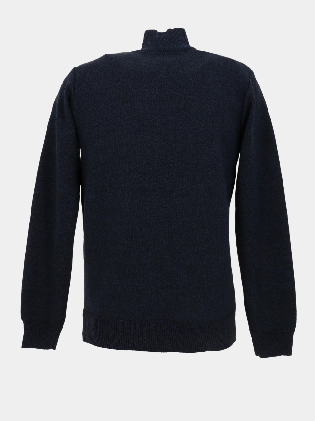 Gilet zippé chiné j12 bleu marine homme - RMS 26