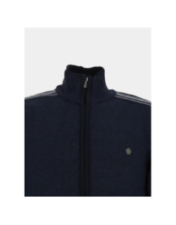 Gilet zippé chiné j12 bleu marine homme - RMS 26