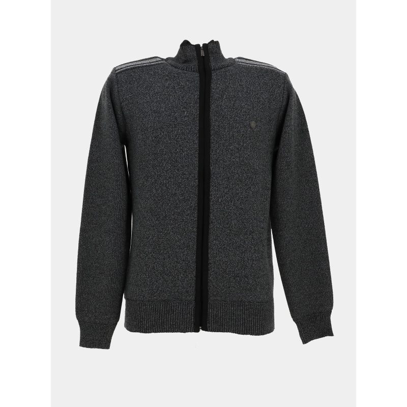 Gilet zippé chiné J12 gris homme - RMS 26