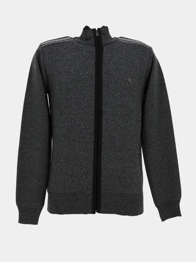 Gilet zippé chiné J12 gris homme - RMS 26