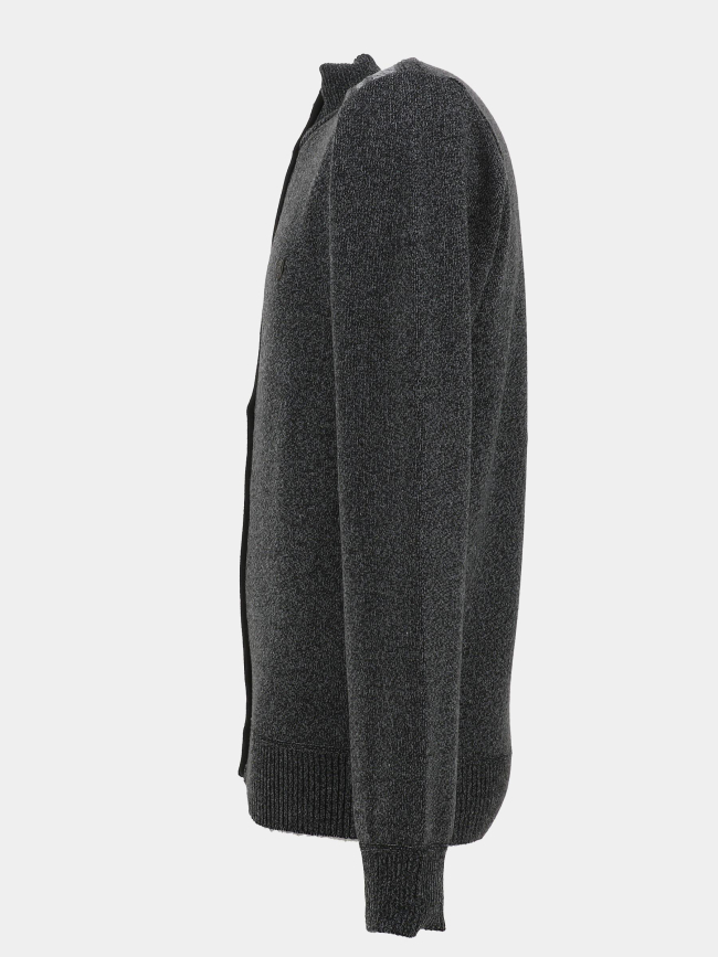 Gilet zippé chiné J12 gris homme - RMS 26