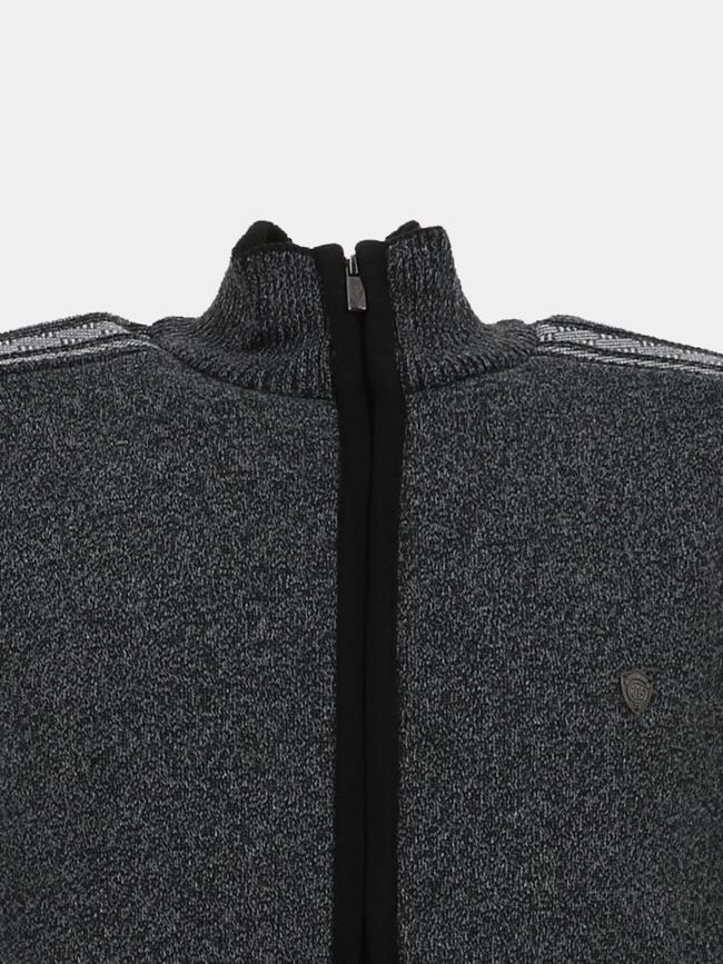 Gilet zippé chiné J12 gris homme - RMS 26