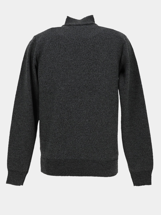 Pull chiné à col zippé j12 gris homme - RMS 26