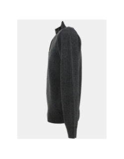 Pull chiné à col zippé j12 gris homme - RMS 26