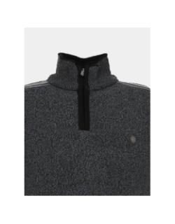Pull chiné à col zippé j12 gris homme - RMS 26