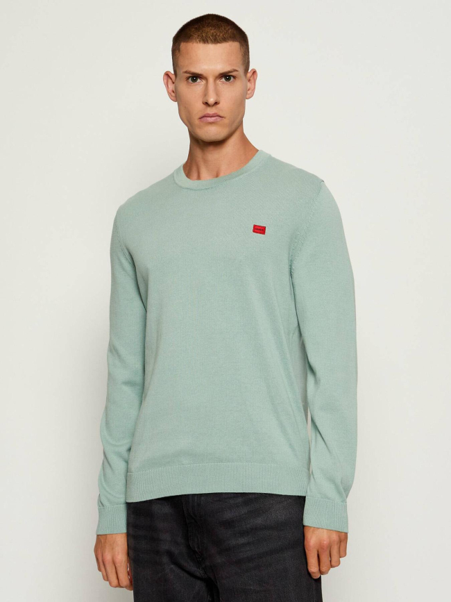 Pull fin san cassius pastel vert homme - Hugo