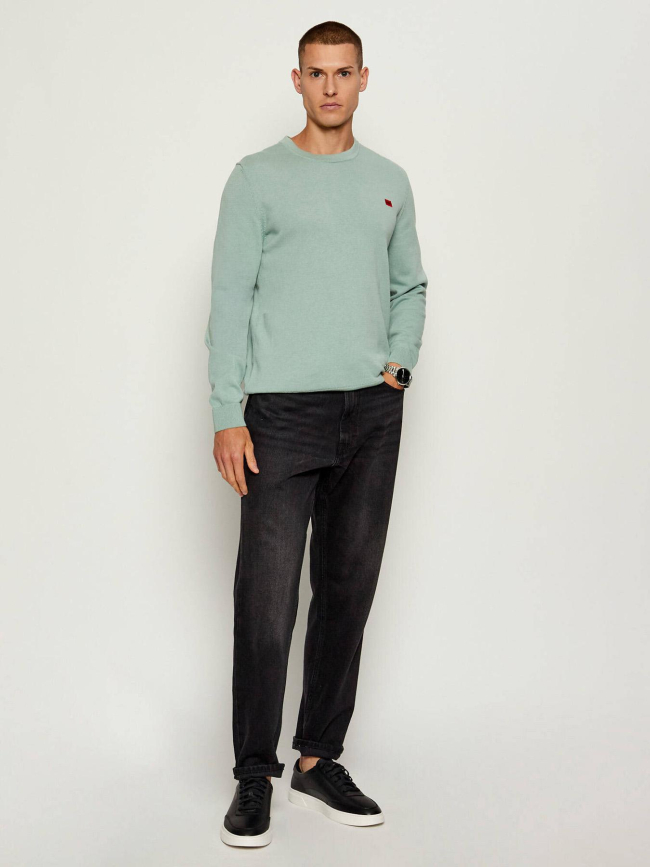 Pull fin san cassius pastel vert homme - Hugo