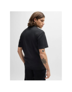 Polo à logo métallique deabono noir homme - Hugo
