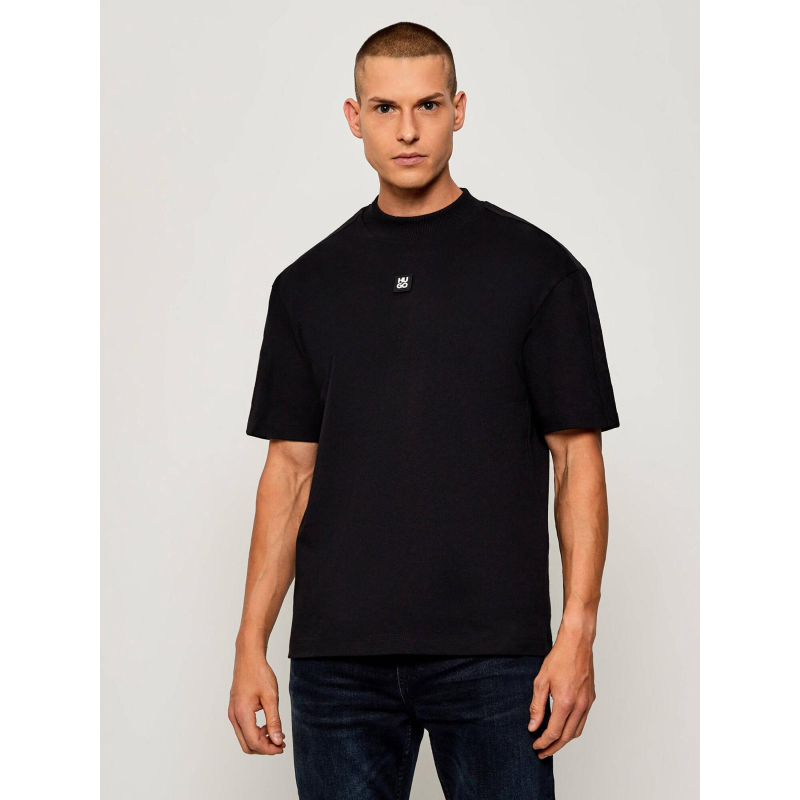 T-shirt à logo métallique danovoti noir homme - Hugo