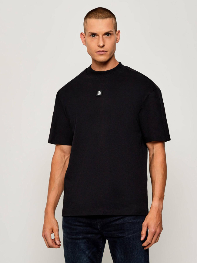 T-shirt à logo métallique danovoti noir homme - Hugo