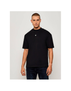 T-shirt à logo métallique danovoti noir homme - Hugo