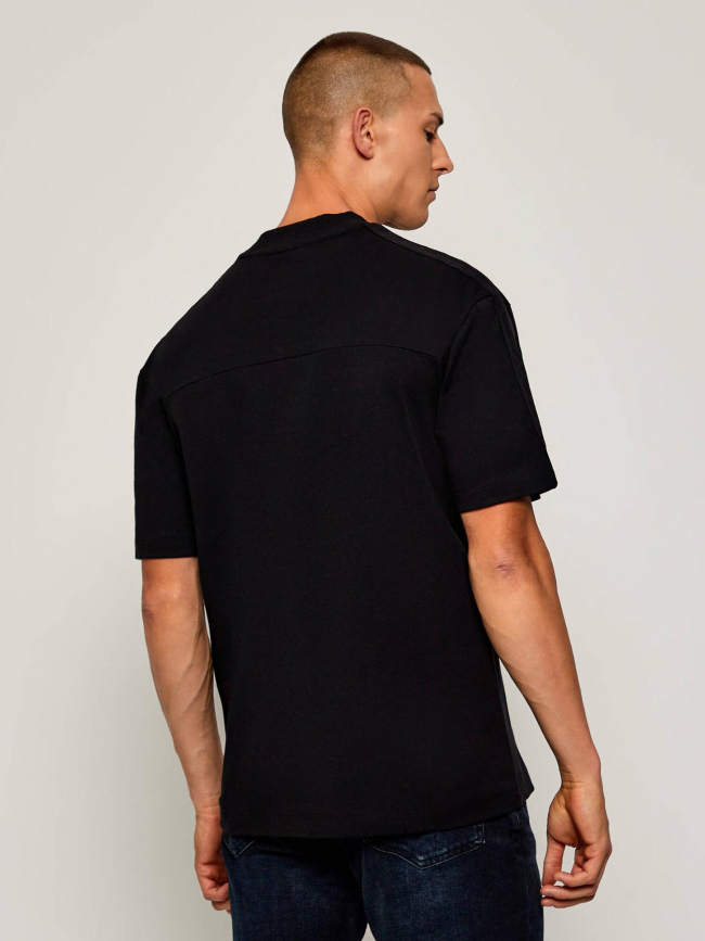 T-shirt à logo métallique danovoti noir homme - Hugo