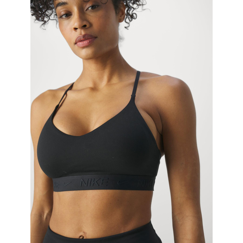 Brassière de sport indy bra noir fille - Nike