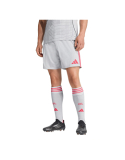 Short de football third ol 25/26 gris homme - Adidas