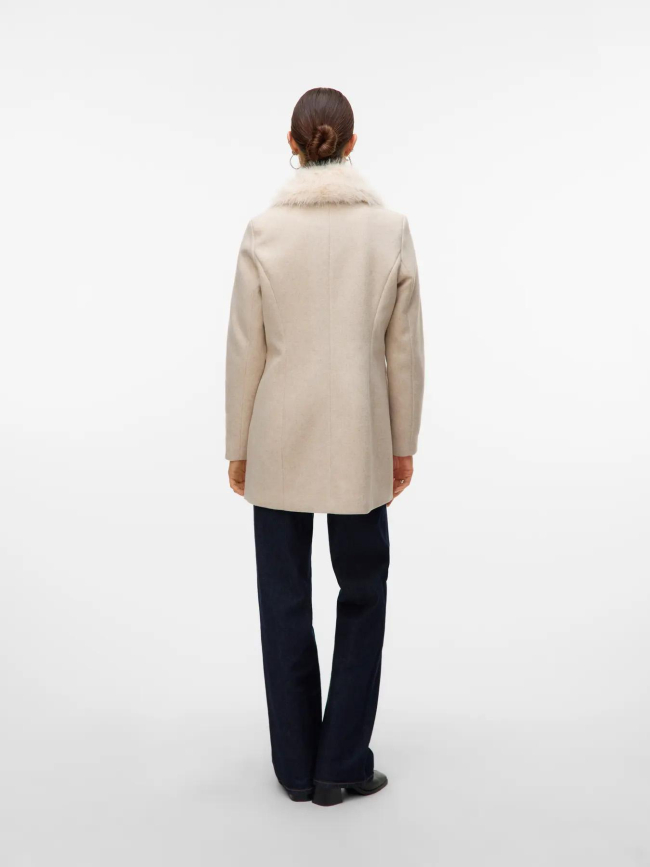 Manteau autumn cozy beige femme - Vero Moda
