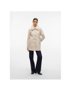 Manteau autumn cozy beige femme - Vero Moda