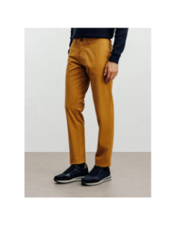 Pantalon chino slim fit palor marron clair homme - Izac