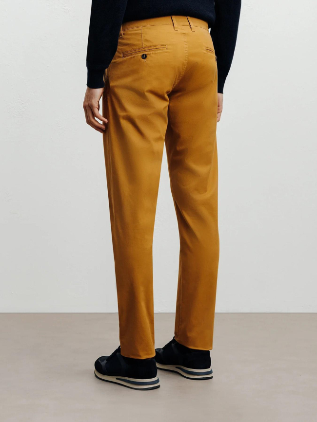 Pantalon chino slim fit palor marron clair homme - Izac