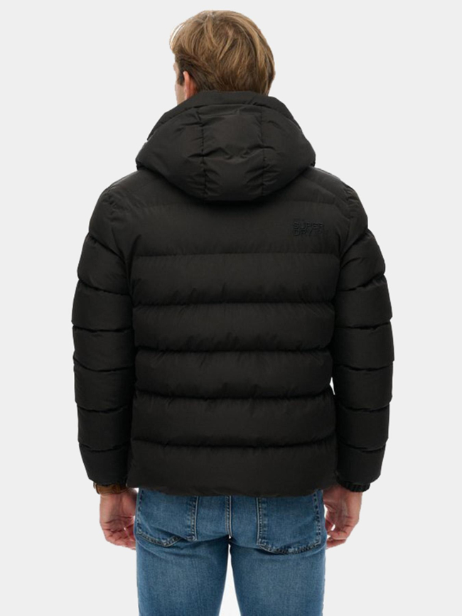 Doudoune intérieur polaire noir homme - Superdry