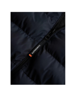 Doudoune à capuche sport bleu marine homme - Superdry