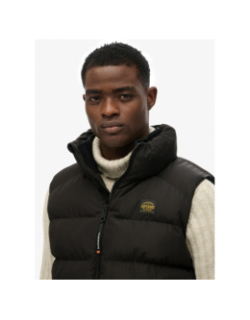 Doudoune sans manches sports puffer noir homme - Superdry