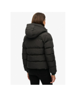 Doudoune à capuche sport noir femme - Superdry