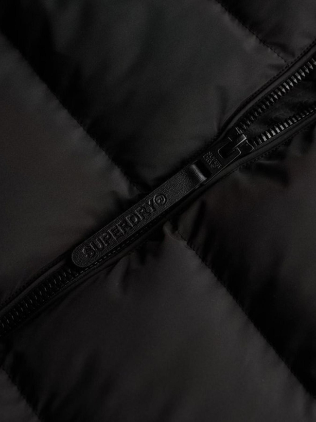 Doudoune à capuche sport noir femme - Superdry