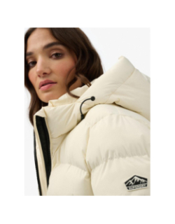 Doudoune à capuche sport blanc femme - Superdry