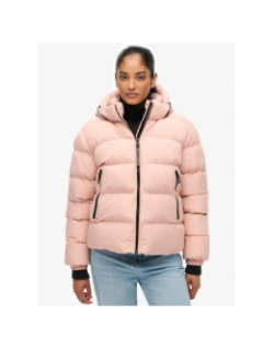 Doudoune sports vintage blush rose femme - Superdry