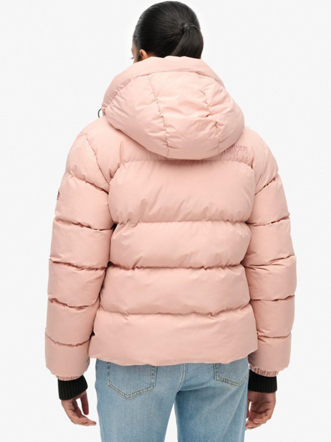 Doudoune sports vintage blush rose femme - Superdry