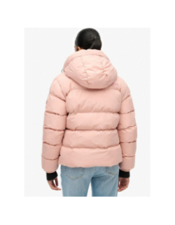 Doudoune sports vintage blush rose femme - Superdry