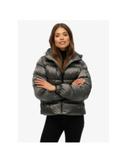 Doudoune luxe sports sheen noir femme - Superdry