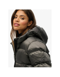 Doudoune luxe sports sheen noir femme - Superdry