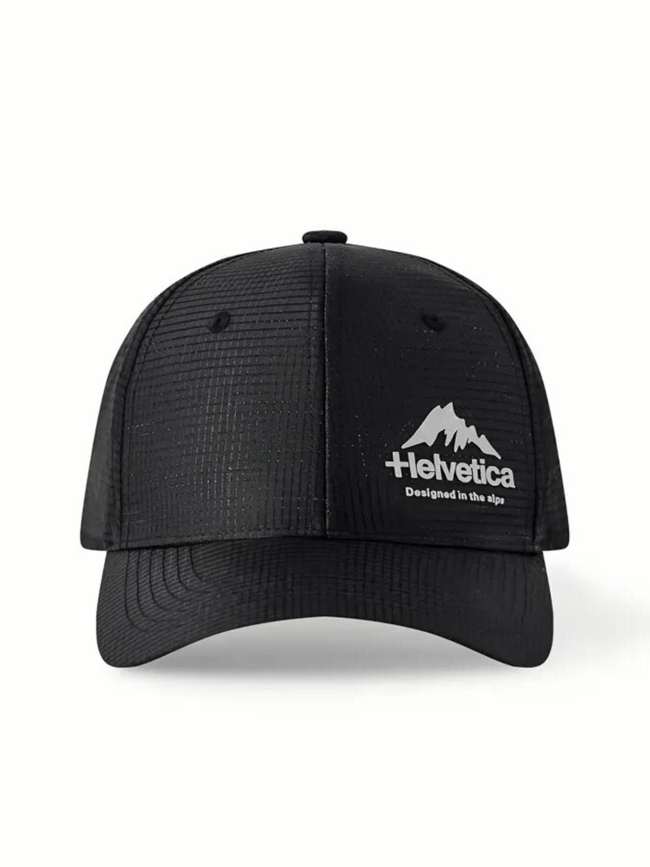 Casquette wells noir homme - Helvetica