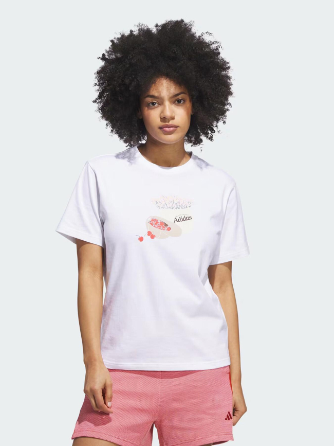 T-shirt à manches courtes farmmkt blanc femme - Adidas