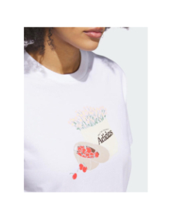 T-shirt à manches courtes farmmkt blanc femme - Adidas