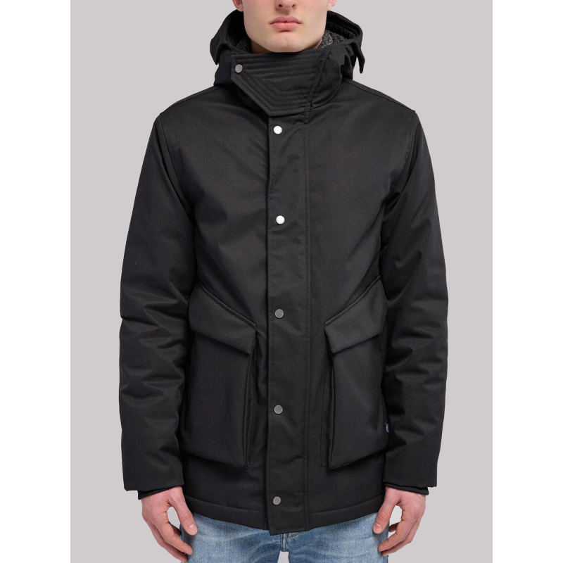 Parka à capuche p-donald noir homme - Teddy Smith