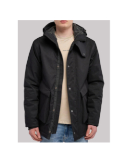 Parka à capuche p-donald noir homme - Teddy Smith